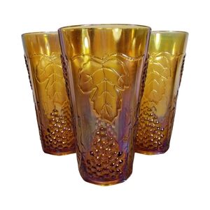 Vintage Carnival Glass Tumblers